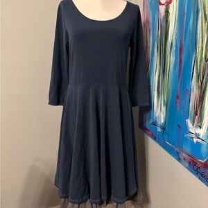 Matilda Jane paint by numbers fairest navy womens dress M